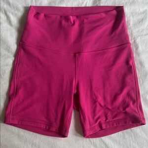 Lululemon Athletica Fuchsia Bike Shorts